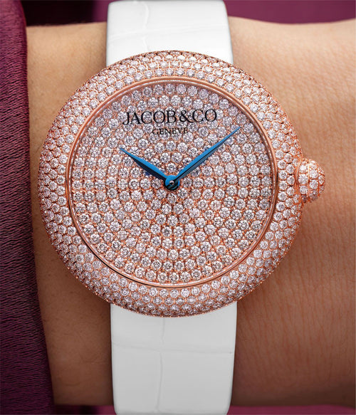 Brilliant Pave Rose Gold 38 mm