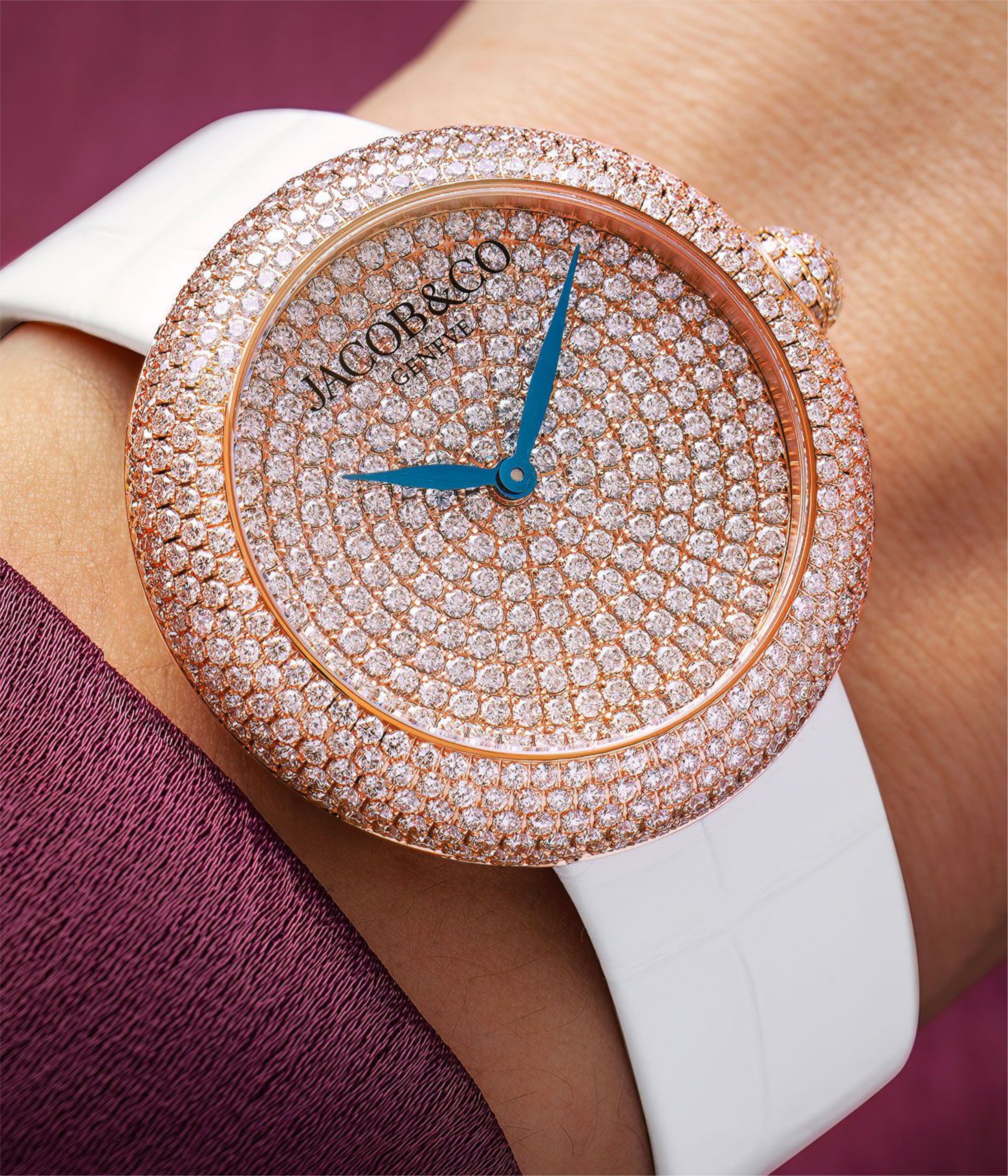 Brilliant Pave Rose Gold 38 mm