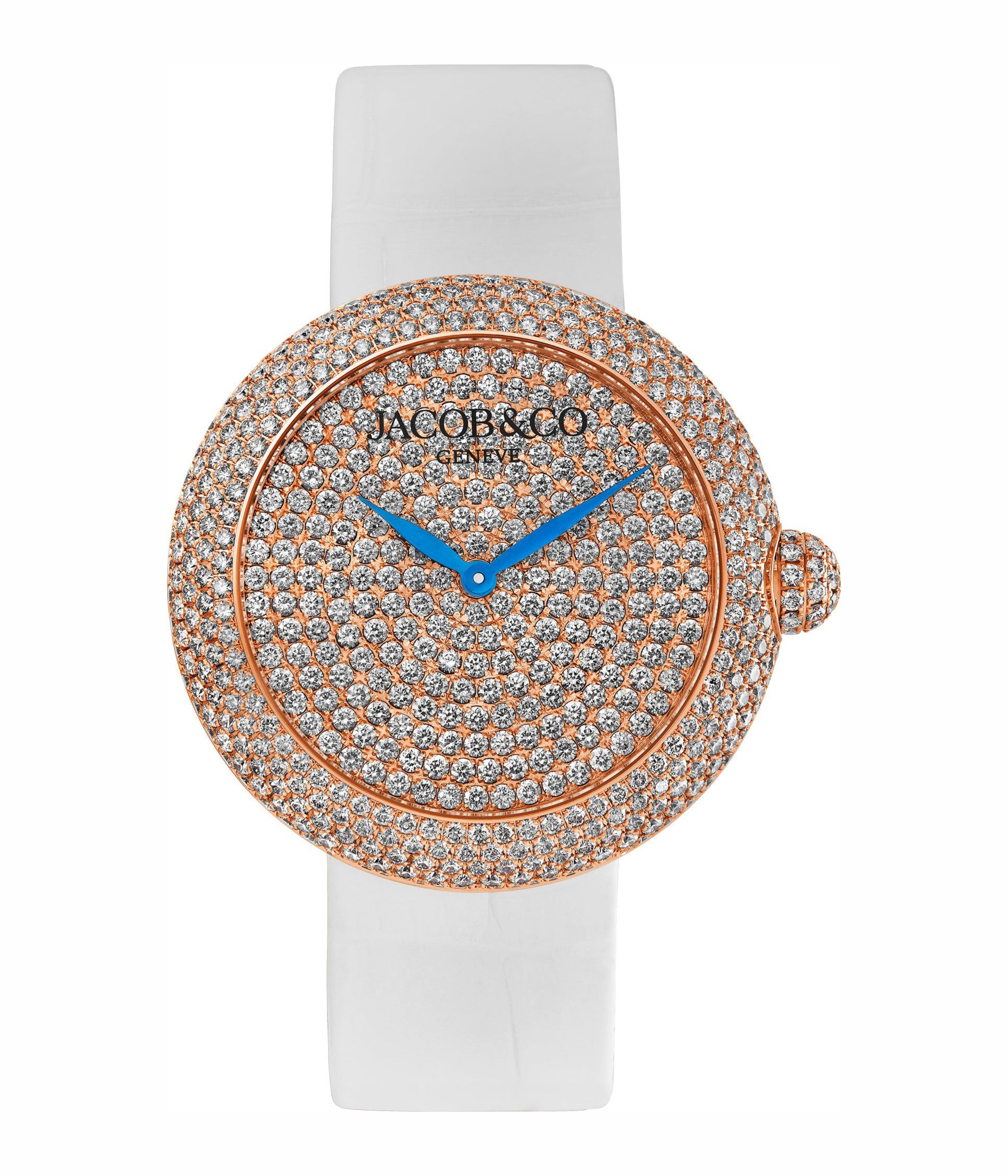 Brilliant Pave Rose Gold 38 mm